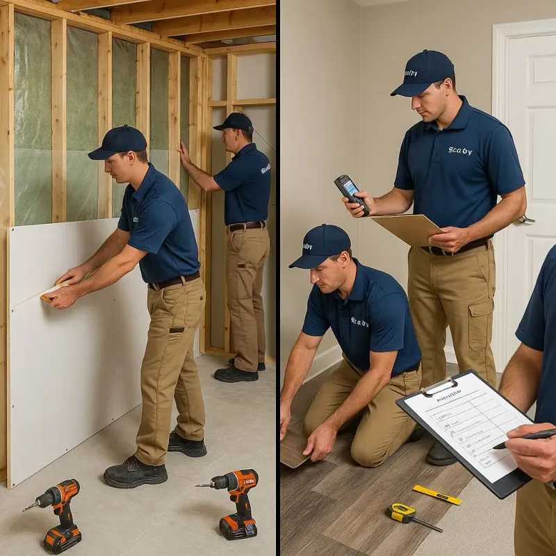 Repairs and Reconstruction process in Campton, KY